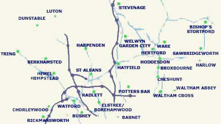 Map Scottweb Design Cheshunt Hertfordshire